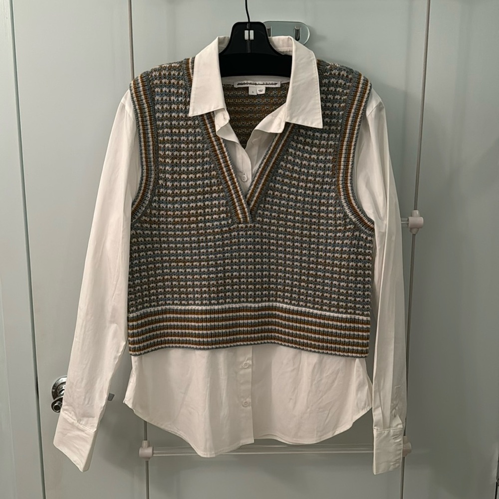 Veronica Beard sweater and shirt